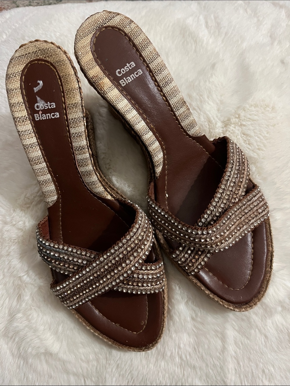 Costa Blanca Slide Mules